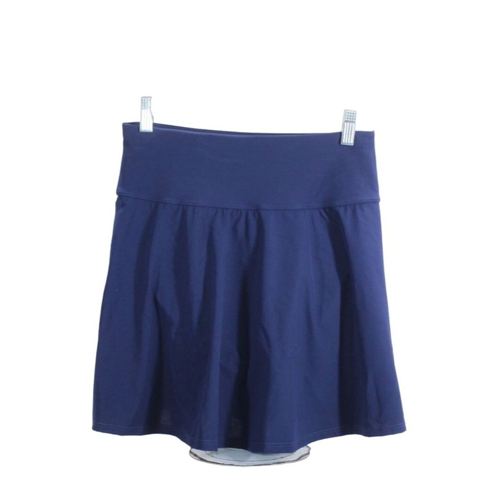 NWT LL Bean Darkest Navy Shaping Swimwear Swim Skirt Size 10 Retail: $69.95 - Picture 2 of 8